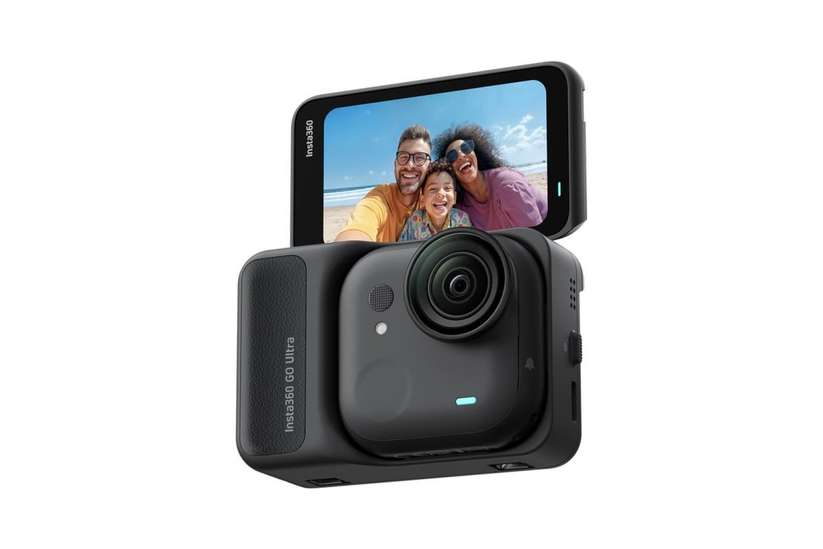Insta360 GO Ultra Creator Bundle miniaturní akční kamera,  4K Ultra HD,  60fps,  magnetický systém uchycení,  černá3 