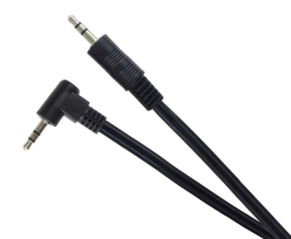 PREMIUMCORD Kabel Jack 3, 5mm - 3, 5mm 90° M/ M 1, 5m2 