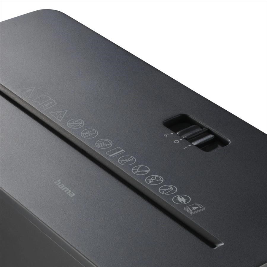 Hama Safe X40-B,  skartovačka,  krížový rez,  4 listy,  bezpečnostná úroveň P4 T4 E3,  čierna4 