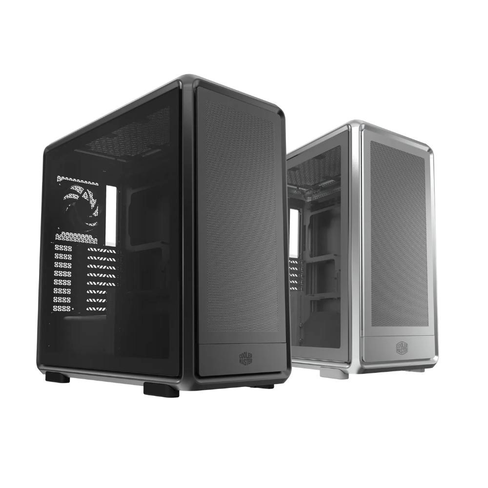 Cooler Master case MasterFrame 600 Mesh Silver ARGB,  Průhledná bočnice,  ATX,  2x 200mm ARGB Fan,  1x 120mm ARGB Fan,  Šedá5 