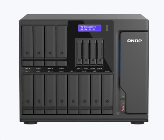 QNAP TVS-AIh1688ATX-U7-32G (Ultra 7, ZFS, 32GB DDR5 ECC RAM, 12x 3, 5