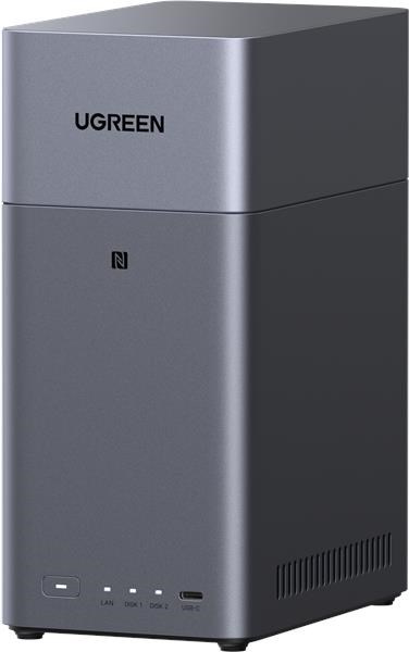 UGREEN NASync DH2300 (2x4C/ RockchipA76+A55/ 2, 2GHz/ 4GBRAM/ 2xSATA/ 1xGbE/ 2xUSB3.2/ 1xUSB-C/ HDMI)0 