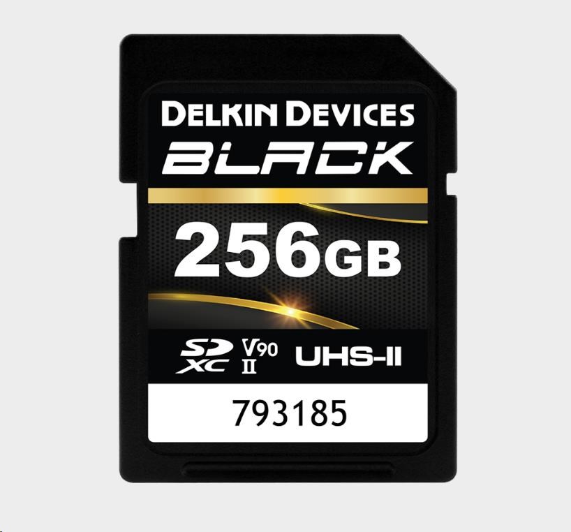 Delkin SDXC BLACK Rugged UHS-II R300/ W250 (V90) 256GB (new)0 
