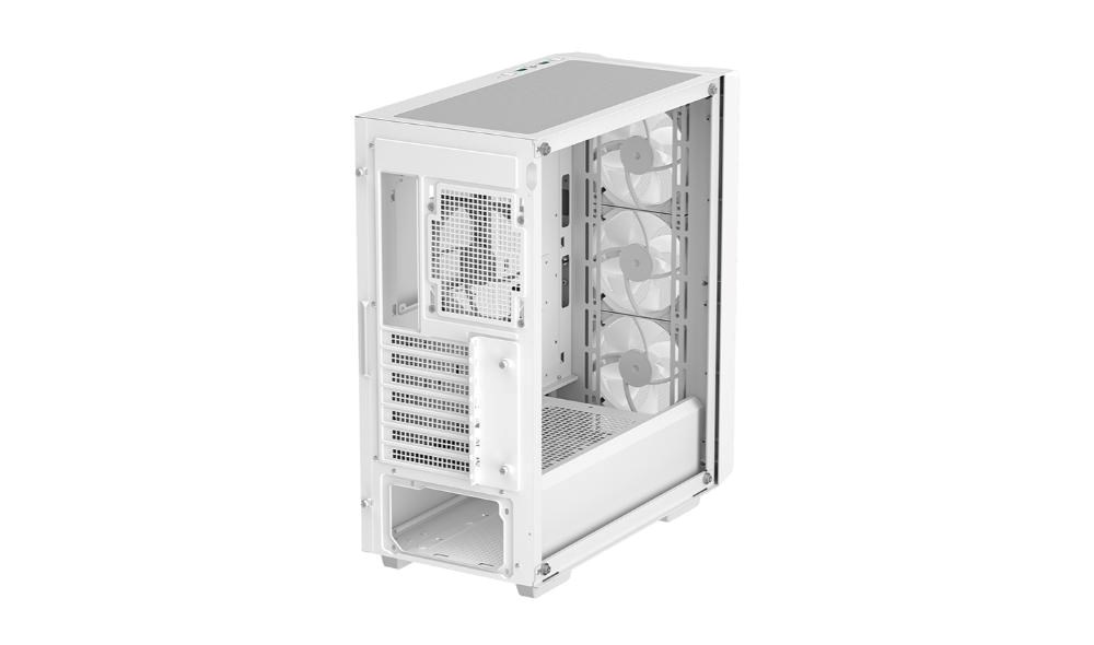 DEEPCOOL Case CG580 WH,  ATX,  Průhledná bočnice,  bílá5 