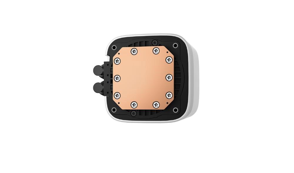DEEPCOOL Vodní chladič LE240 WH V2,  ARGB,  2x120mm,  AM5,  LGA1851,  bílá0 