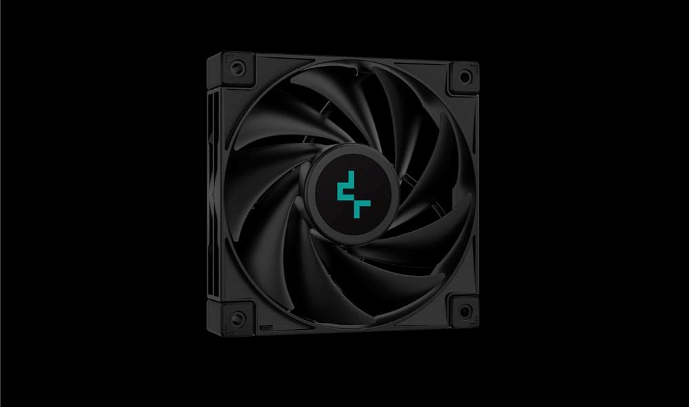 DEEPCOOL CPU Chladič AK400 ZERO DARK PLUS,  2x120mm,  LGA1851,  AM5,  černá9 