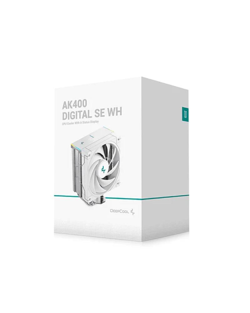 DEEPCOOL CPU Chladič AK400 DIGITAL SE WH,  1x120mm,  LGA1851,  AM5,  bílá5 