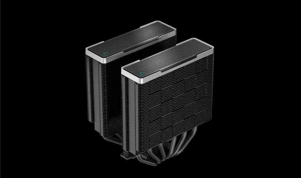 DEEPCOOL CPU Chladič AK620 ZERO DARK,  2x120mm,  LGA1851,  AM5,  černá7 