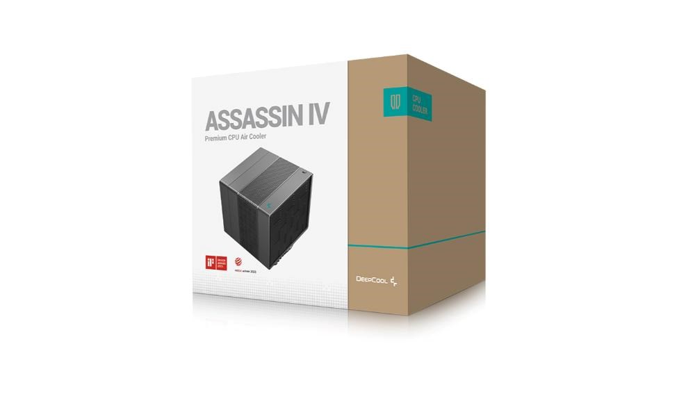 DEEPCOOL CPU Chladič ASSASSIN IV,  1x120mm,  1x140mm,  LGA2066,  AM5,  černá8 