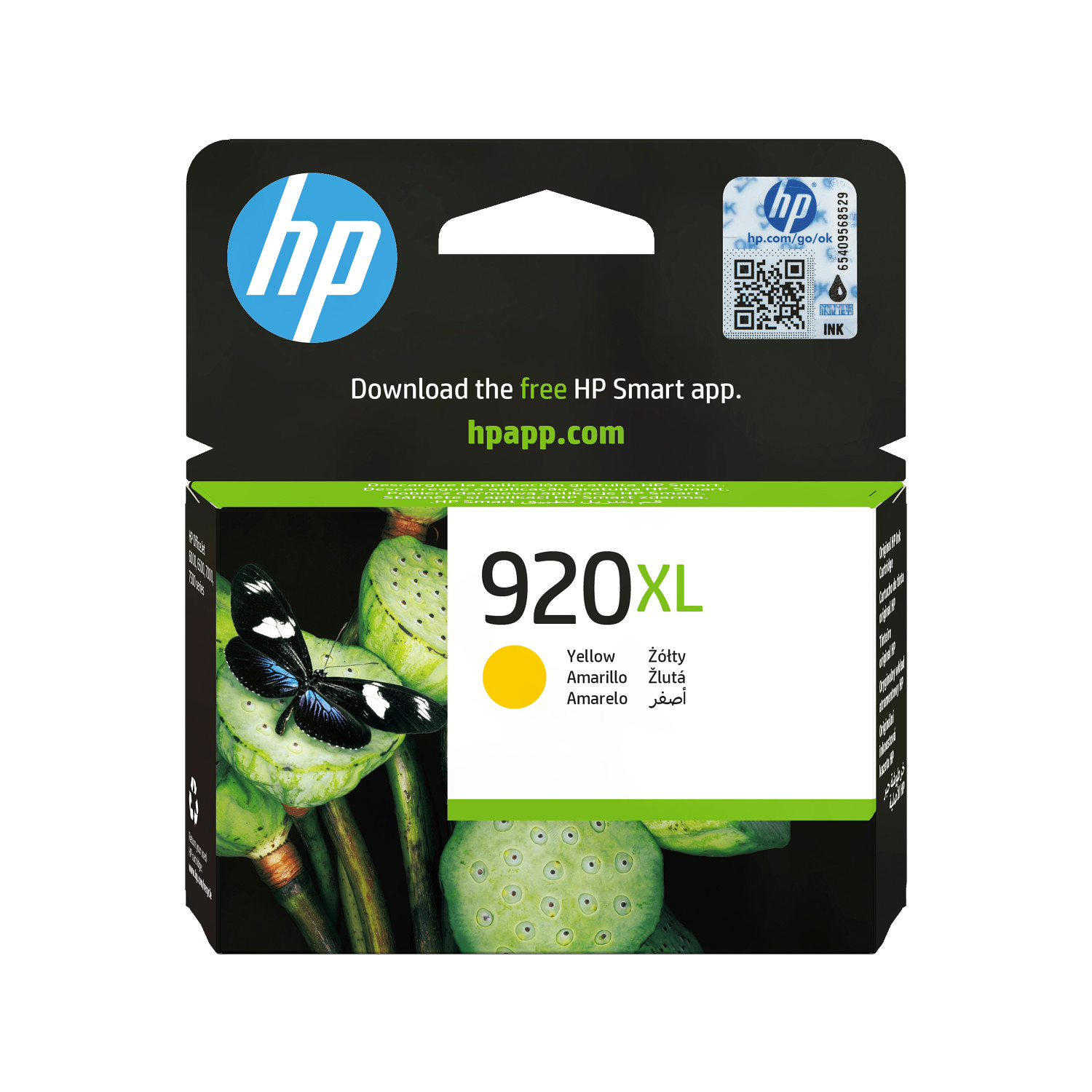 BAZAR - HP 920XL Yellow Ink Cart,  6 ml,  CD974AE (700 pages) - po expiraci2 