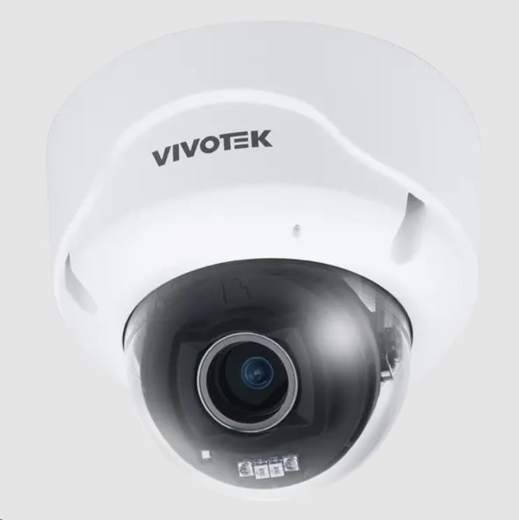 Vivotek FD9389-EHTV-V3 Venkovní IP kamera 5MPx dome,  95.4-28.7°,  Smart IR 40 m,  člověk/ vozidlo,  AI VCA analýzy0 