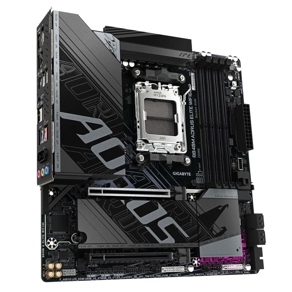 GIGABYTE MB Sc AM5 B840M DS3H WIFI6,  AMD B840,  4xDDR5, WIFI,  DP,  HDMI,  mATX2 