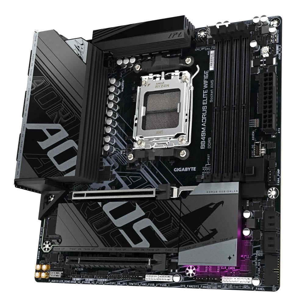GIGABYTE MB Sc AM5 B840M DS3H WIFI6,  AMD B840,  4xDDR5, WIFI,  DP,  HDMI,  mATX3 