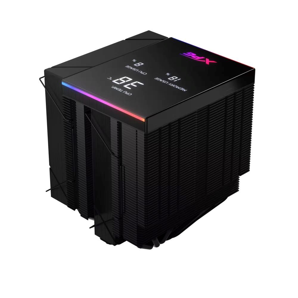 ADATA XPG Chladič CPU MAESTRO PLUS 62DA, 2x120 mm, ARGB, LGA 1851, AM5, černá1 