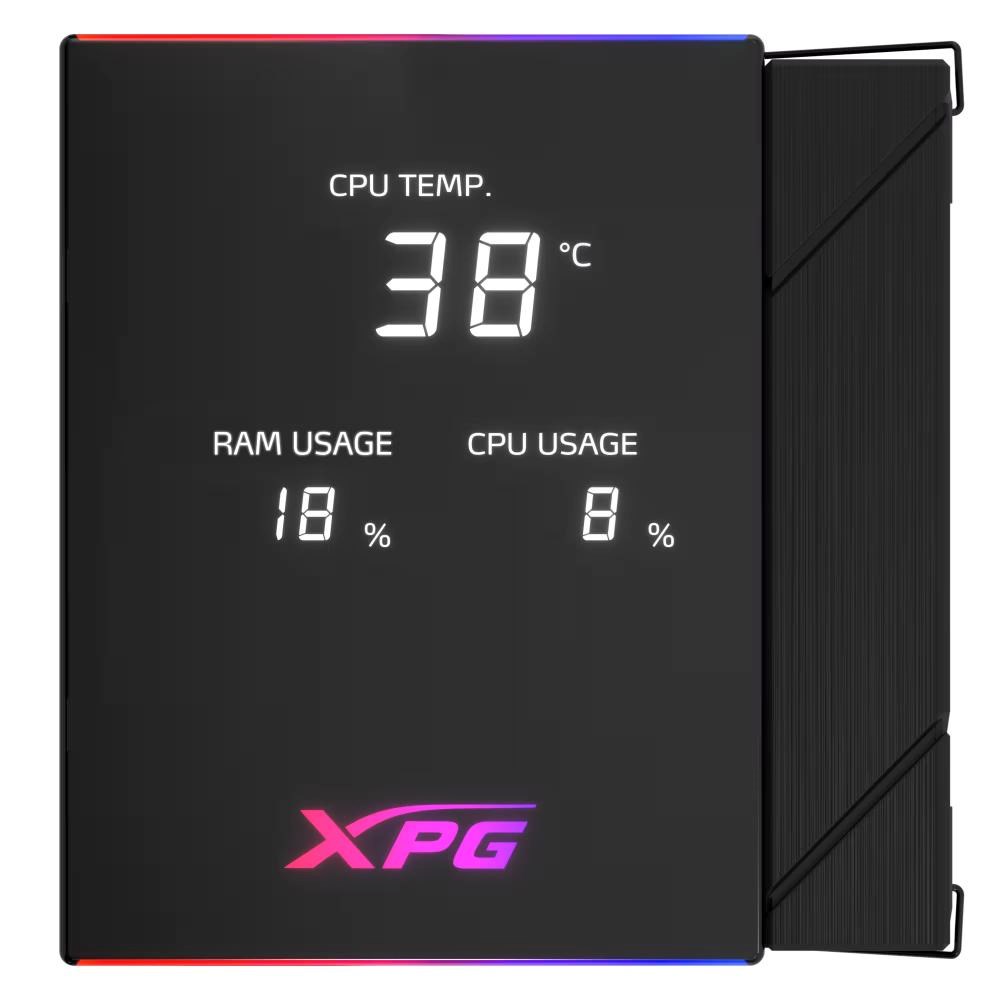 ADATA XPG Chladič CPU MAESTRO PLUS 62DA, 2x120 mm, ARGB, LGA 1851, AM5, černá6 
