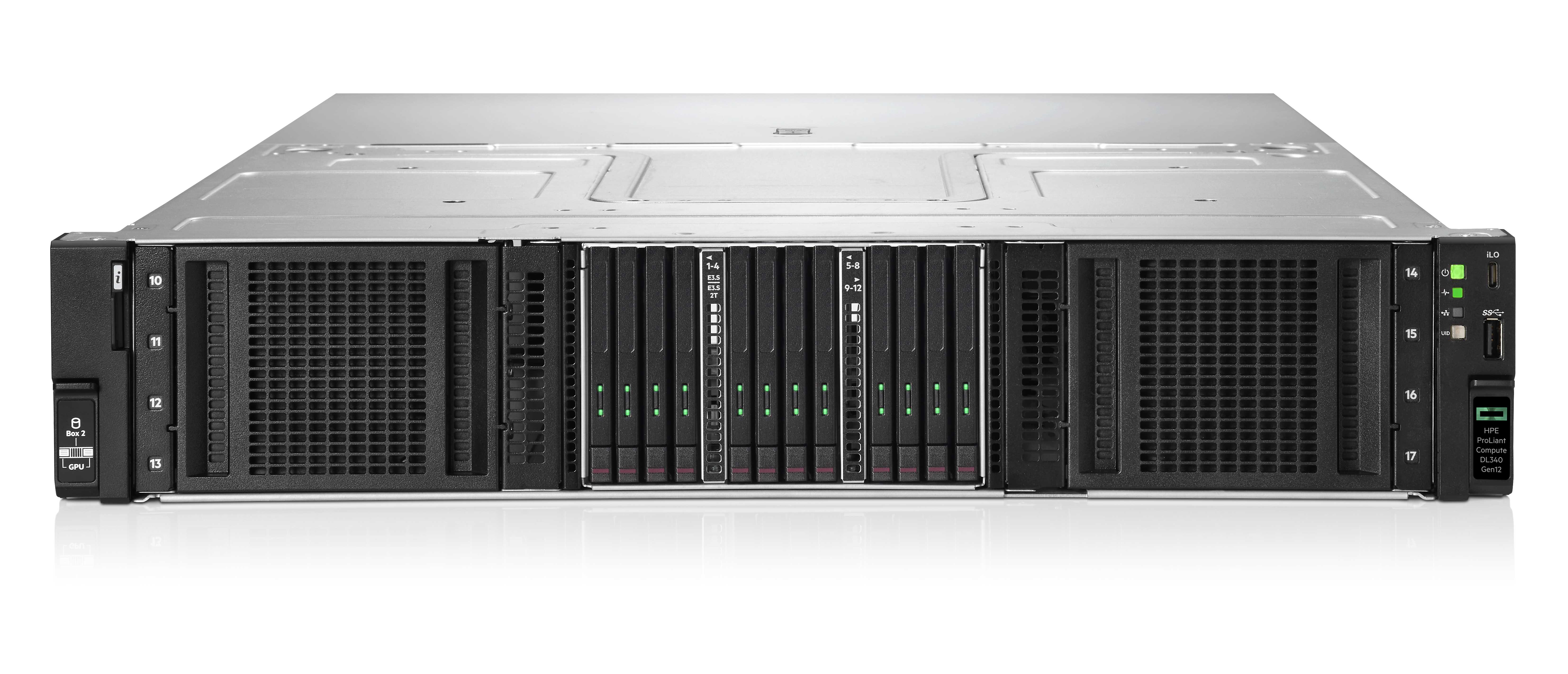 HPE DL340 G12 6515P, 64GB, 2x480GB NVME, MR416i-o