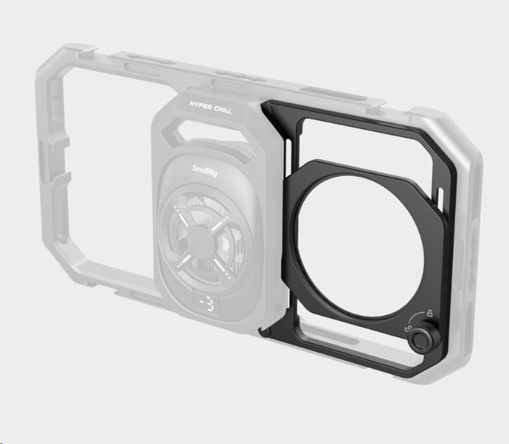 SmallRig 5277 67mm Threaded Filter Adapter with Detachable Sunhoods for Universal Phone Cage 42990 