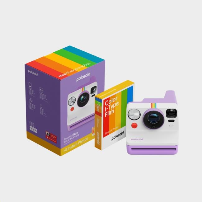 Polaroid Now Gen 3 Purple bundle with Color Film (8 photos)0 