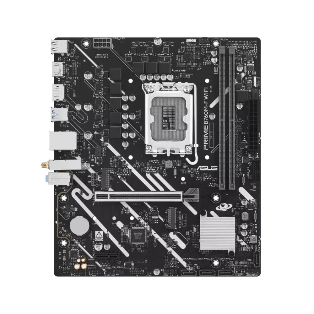 ASUS MB Sc LGA1700 PRIME B760M-F WIFI,  Intel B760,  2xDDR5,  WiFi,  1xDP,  1xHDMI,  mATX0 