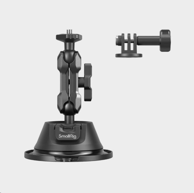 SmallRig 4193 Portable Suction Cup Mount Support for Action Cameras SC-1K0 