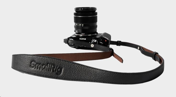 SmallRig 5208 Universal Leather Camera Shoulder Strap Black0 