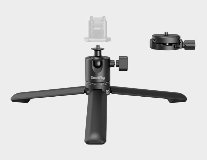 SmallRig 4630 Metal Tabletop Tripod with Arca-Swiss Quick Release Plate and Panoramic Ball Head1 