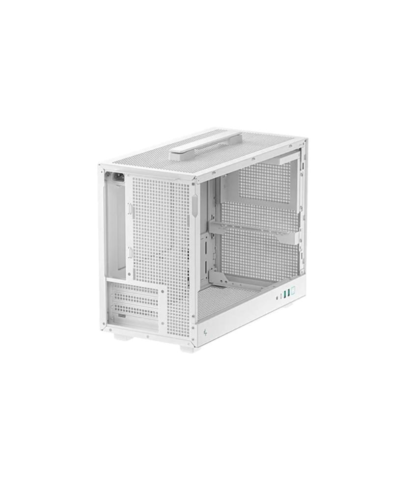 DEEPCOOL Case CH160 PLUS WH,  mATX,  Průhledná bočnice,  bílá3 