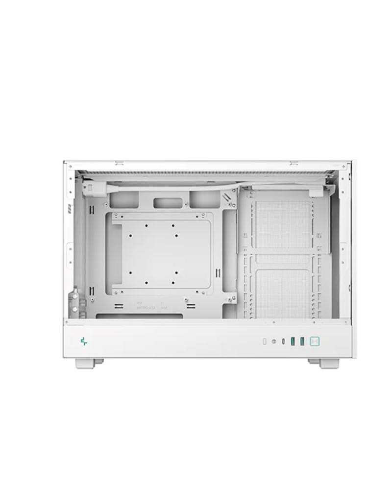 DEEPCOOL Case CH260 WH,  mATX,  Průhledná bočnice,  bílá1 