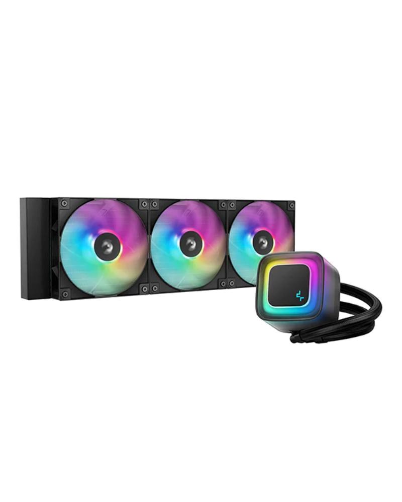 DEEPCOOL Vodní chladič LE360 V2,  ARGB,  3x 120mm,  AM5,  LGA1851,  černá2 