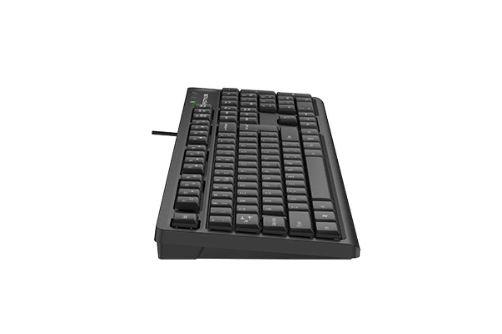A4tech FK12,  multimediální kancelářská klávesnice,  CZ/ US,  USB,  černá4 