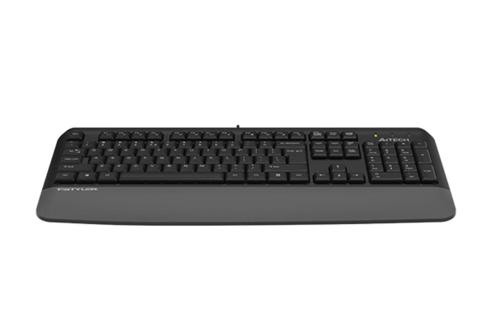 A4tech FK20,  multimediální kancelářská klávesnice,  CZ/ US,  USB,  šedá2 