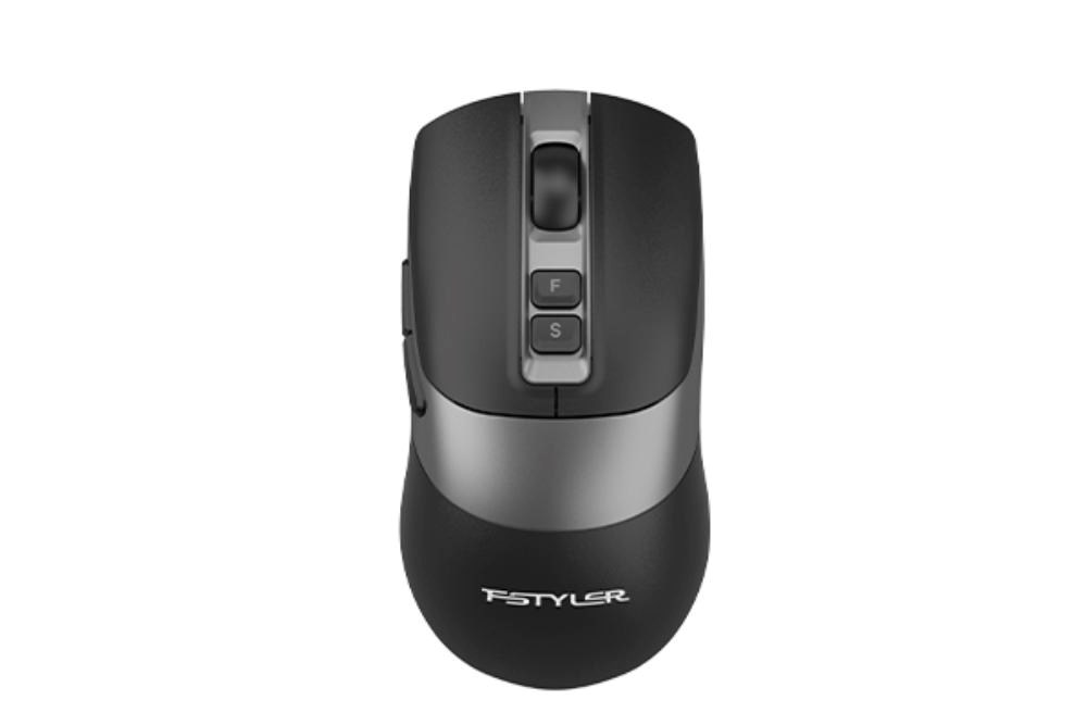 A4tech FB50C Plus FStyler,  bezdrátová kancelářská myš,  BT+2, 4GHz,  černá0 