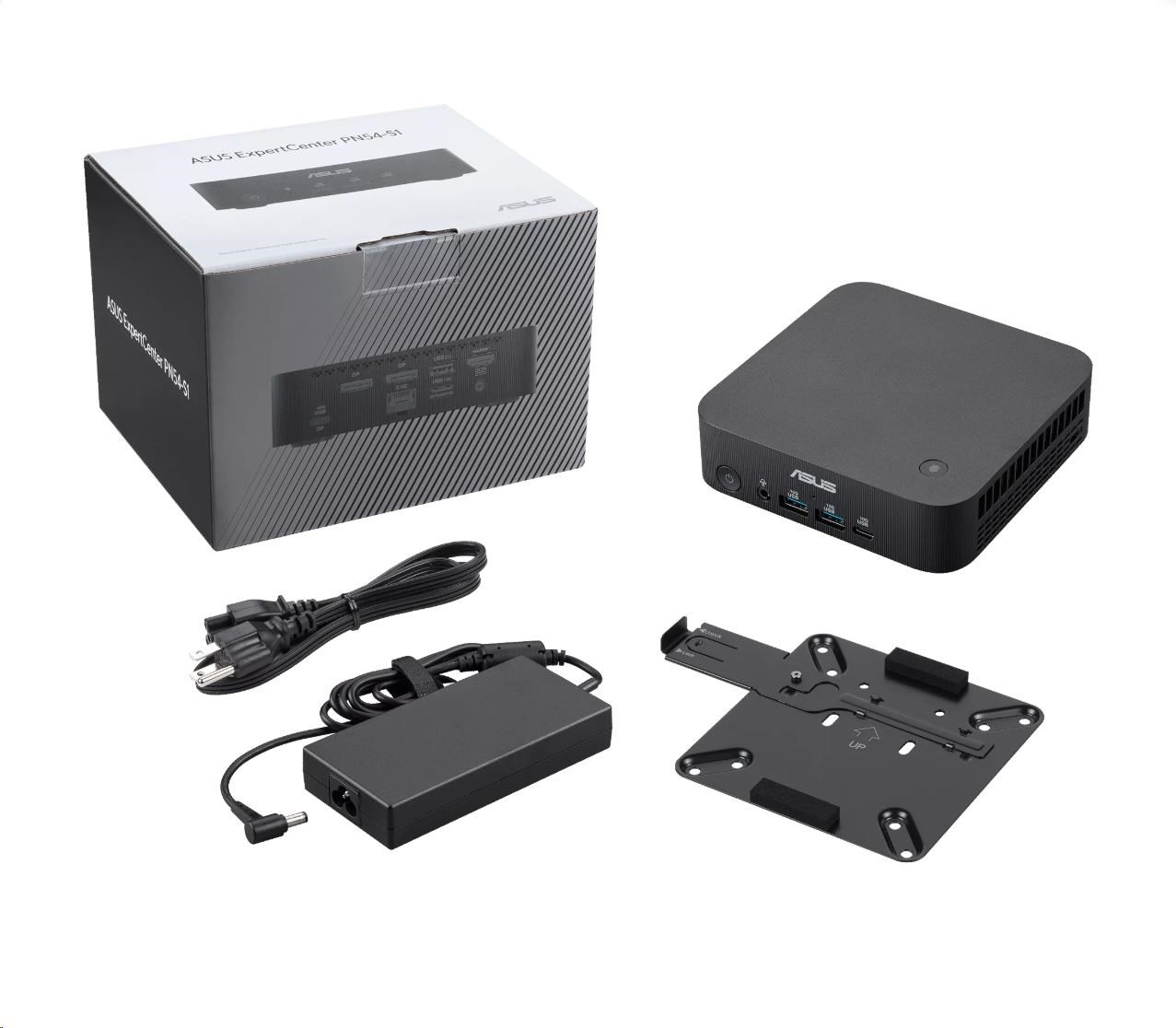 ASUS mini PC ExpertCenter PN54-S1 (PN54-S1-S30005AL),  R3 210,  16GB,  256GB SSD,  Radeon 700M,  W11 Pro,  Black6 