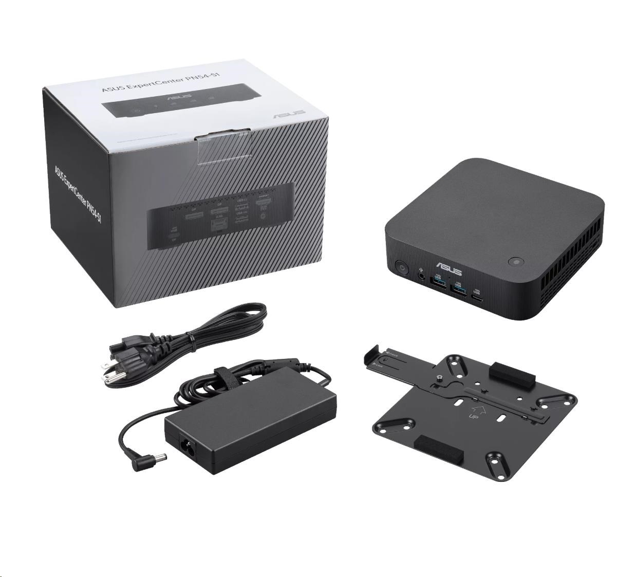ASUS mini PC ExpertCenter PN54-S1 (PN54-S1-S50015AL),  R5 220,  16GB,  512GB SSD,  Radeon 700M,  W11 Pro,  Black3 