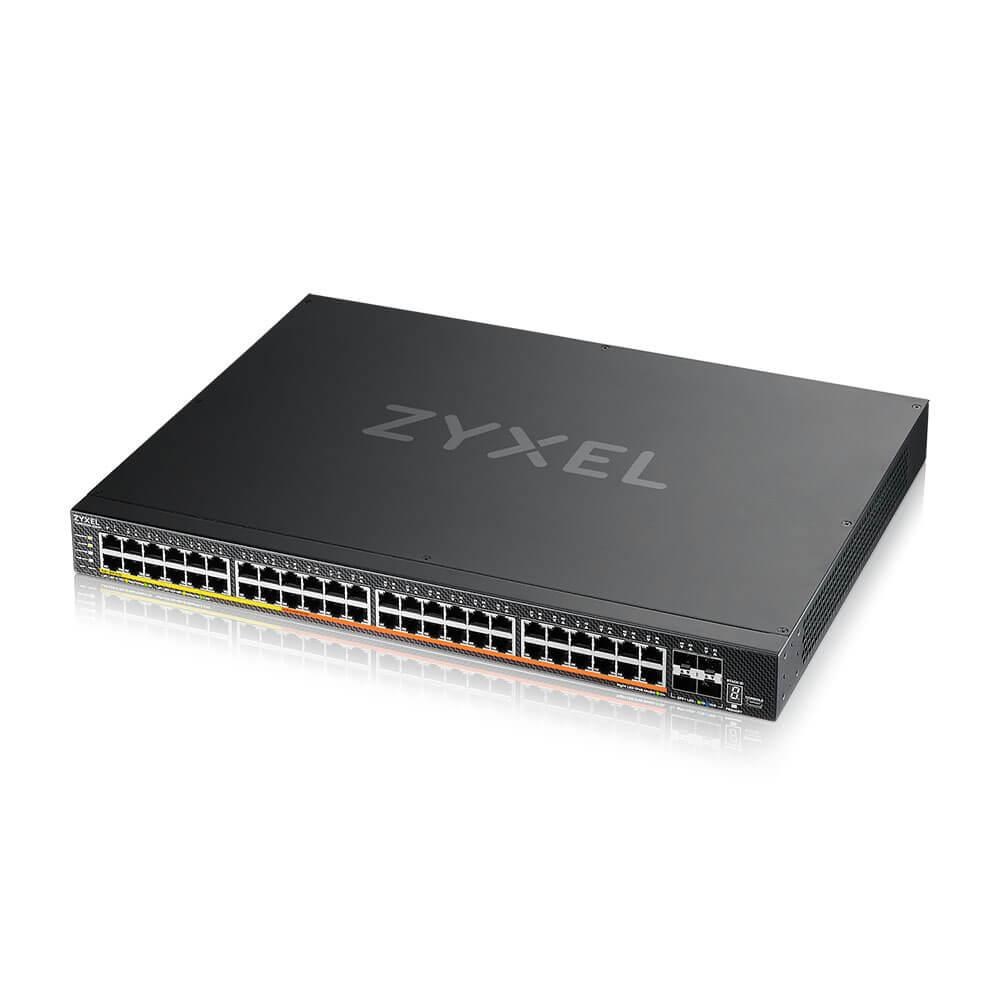 Zyxel XMG2230-52HP, L3, 16x 2.5G, 32x 1G, AC: 960W PoE, DC: 2400W PoE, 4xSFP+Uplink, 1Y NebulaFlexPro