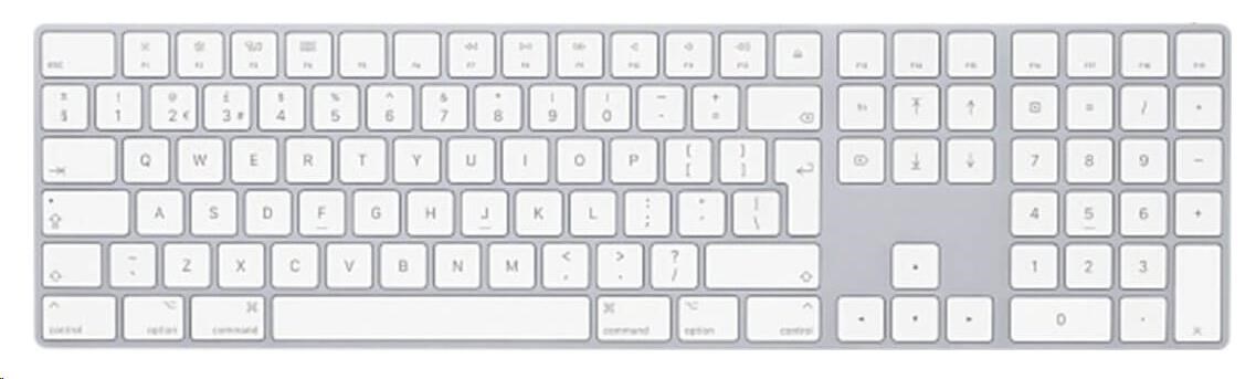 APPLE Magic Keyboard - anglická - numerická klávesnice Apple(2017)0 