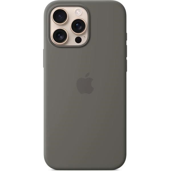 iPhone 16 Pro Max Silicone Case w MS - S.Gray / SK