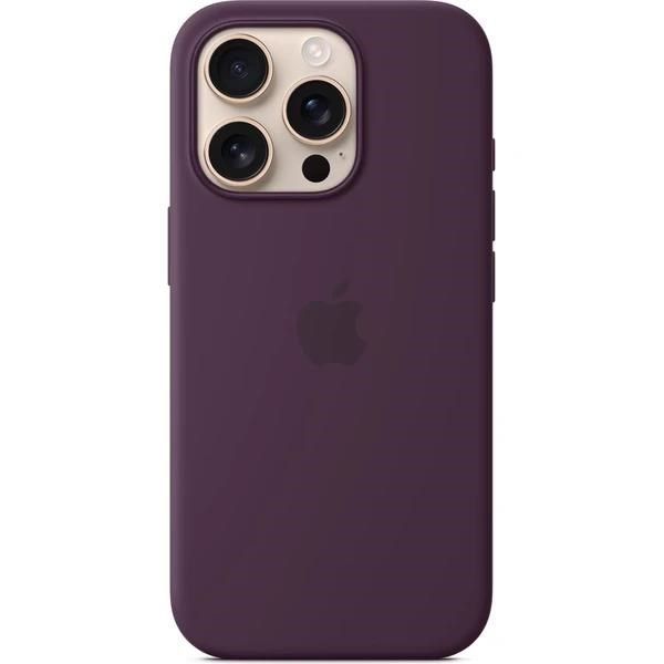 iPhone 16 Pro Silicone Case with MS - Plum / SK