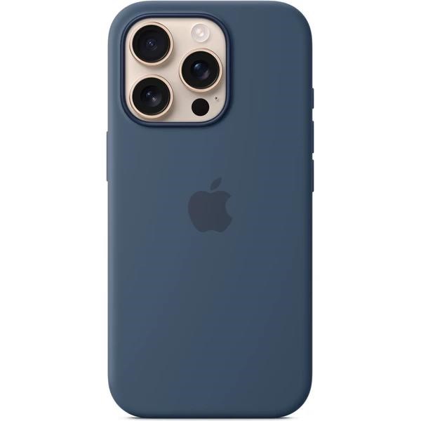 iPhone 16 Pro Silicone Case with MS - Denim / SK