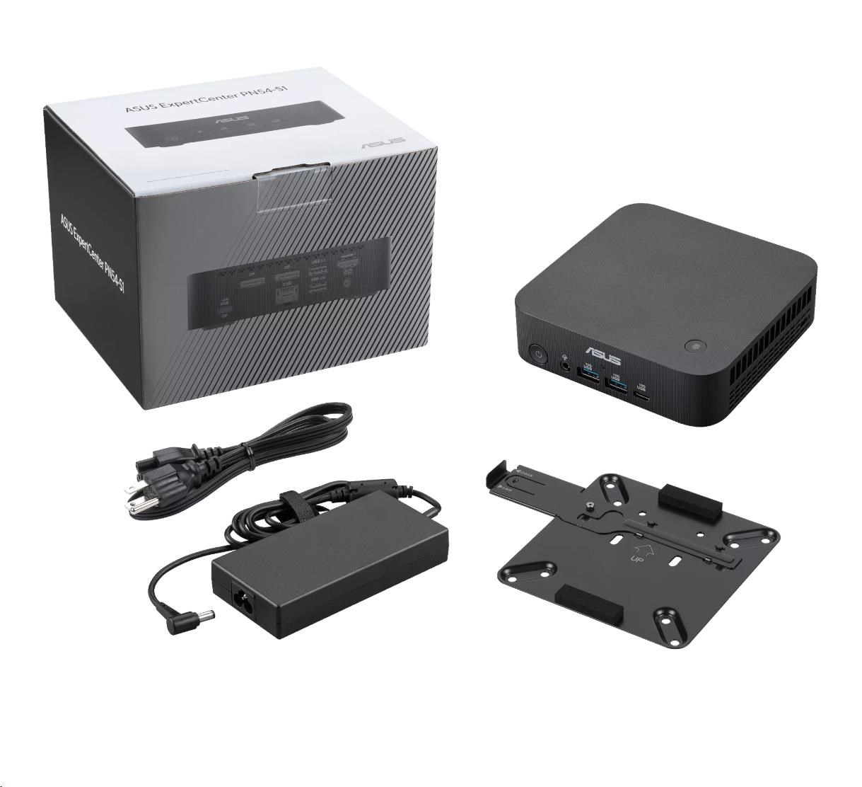 ASUS mini PC ExpertCenter PN54-S1 (PN54-BBR726MNS1), R7 260, N/A, N/A, Radeon 700M, No OS, Black5 