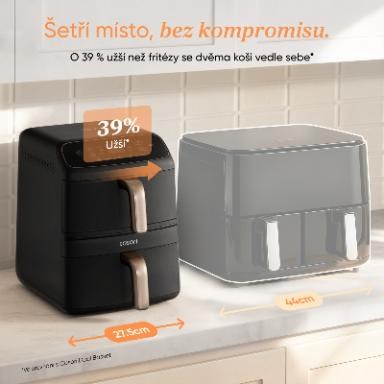 Cosori Turbo Tower Compact horkovzdušná fritéza 8, 6 L černá3 