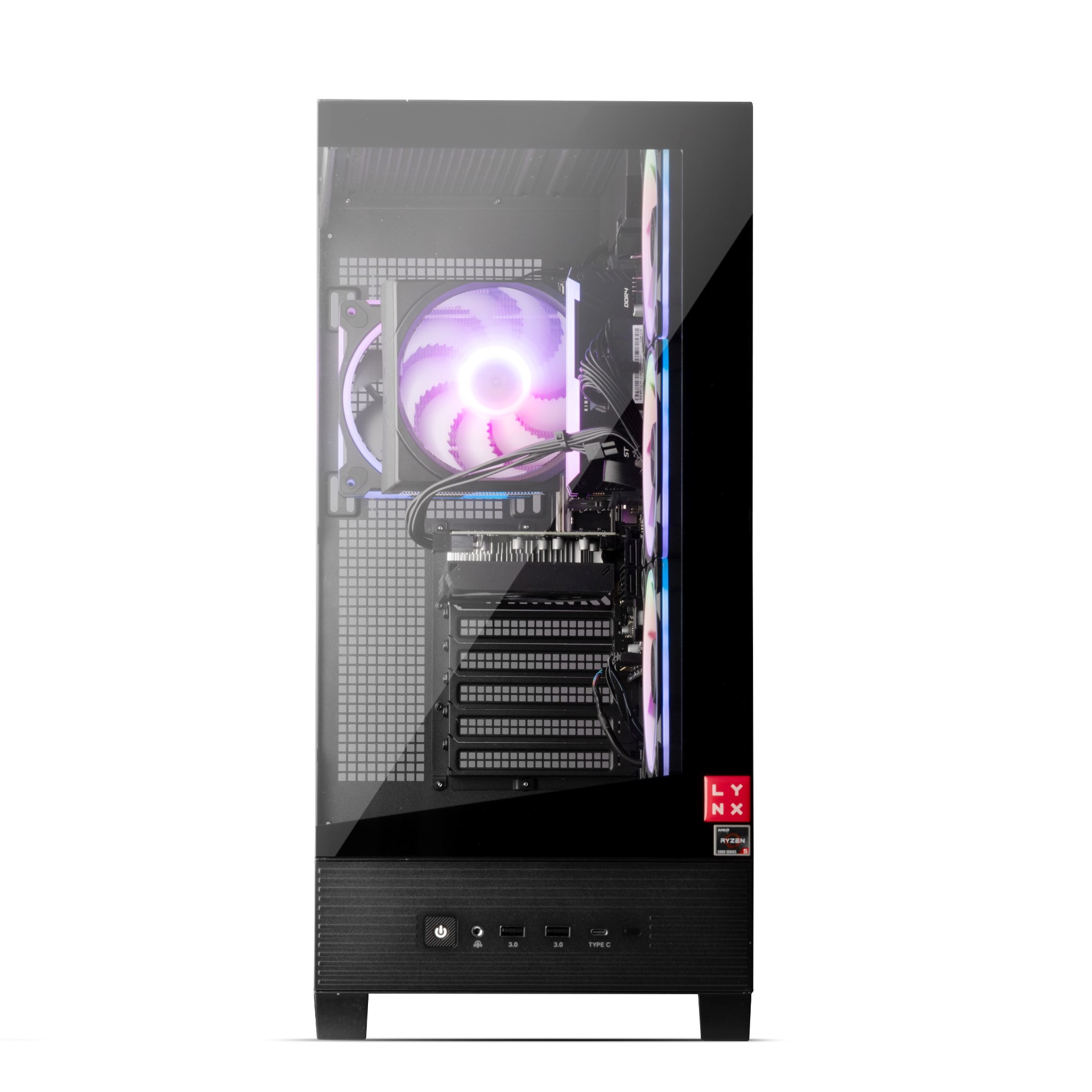 LYNX Challenger Ryzen 7 5800X 32GB 1TB SSD NVMe RTX 5070 12G W11 Home1 