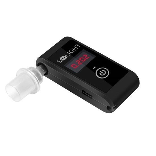 Solight alkohol tester mini,  Fuel Cell,  0, 0 - 5, 0‰ BAC, citlivost 0, 08‰3 