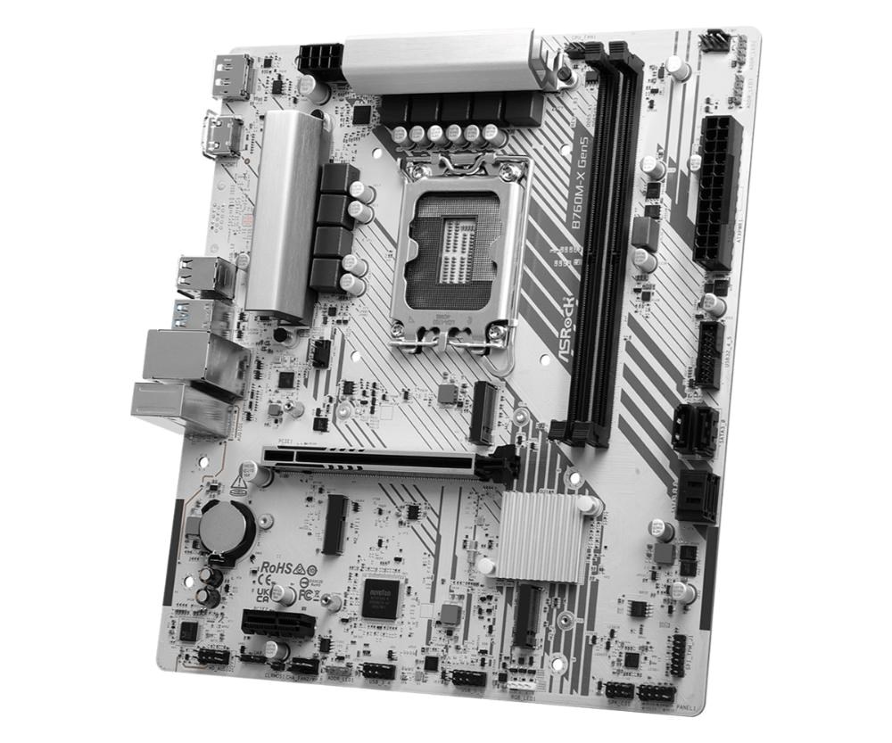 ASRock MB Sc LGA1700 B760M-X Gen5,  Intel B760,  2xDDR5,  1xDP,  1xHDMI,  mATX0 
