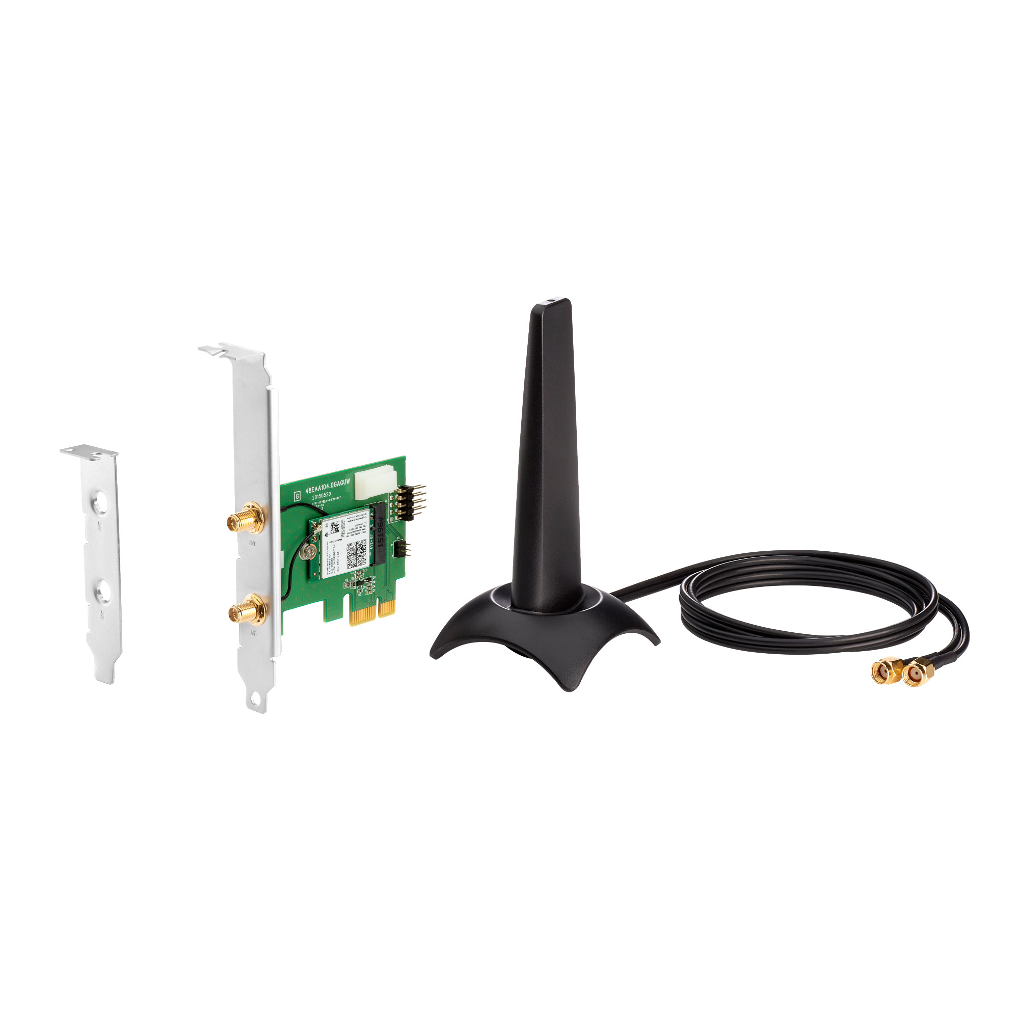 Intel AX210 Wi-Fi 6E non-vPro +Bluetooth 5.2 with External Antenna WLAN0 