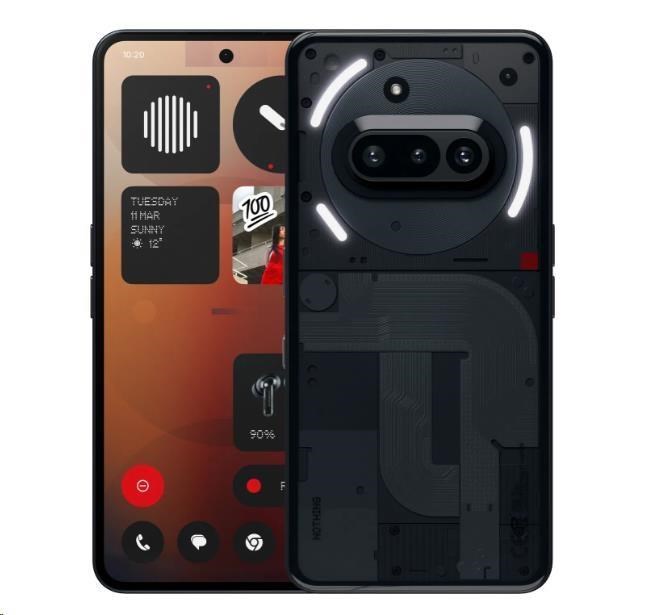 Nothing Phone (3a) 12/ 256GB,  black,  EU0 