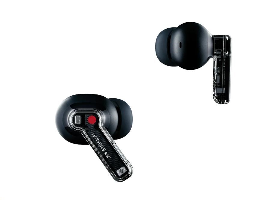 Nothing ear (B171) true wireless buds,  black,  EU4 