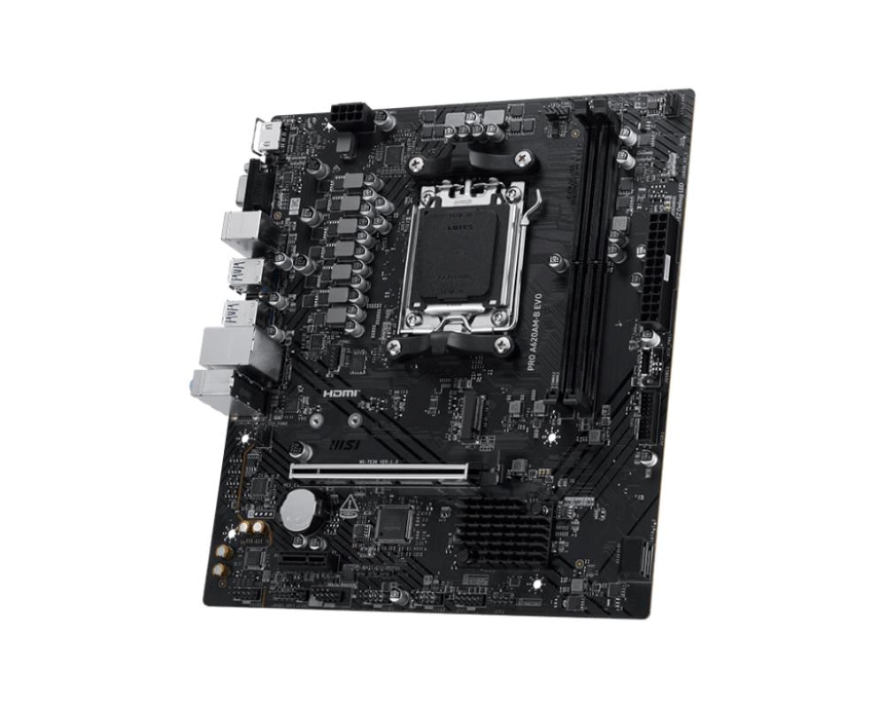 MSI MB Sc AM5 PRO A620AM-B EVO,  AMD A620A,  2xDDR5,  1xHDMI,  1xVGA,  mATX3 