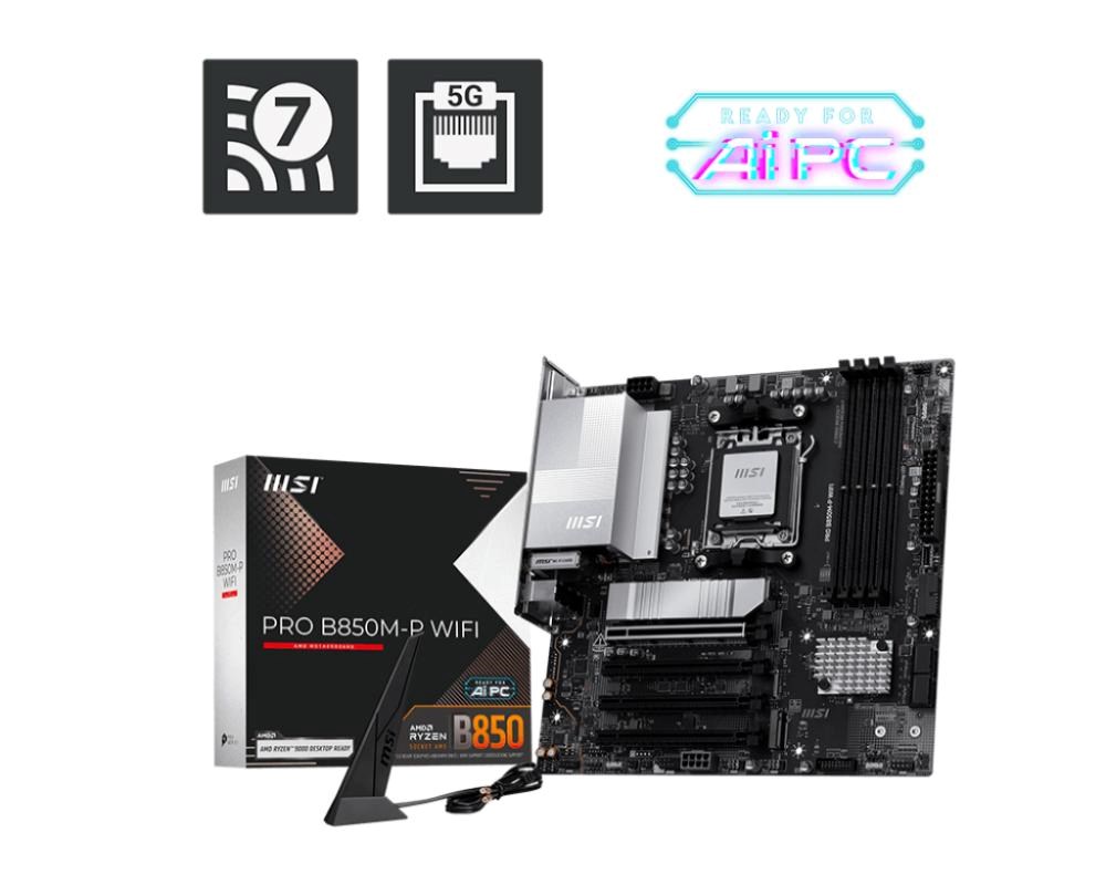 MSI PRO B850M-P WIFI/ AM5/ mATX