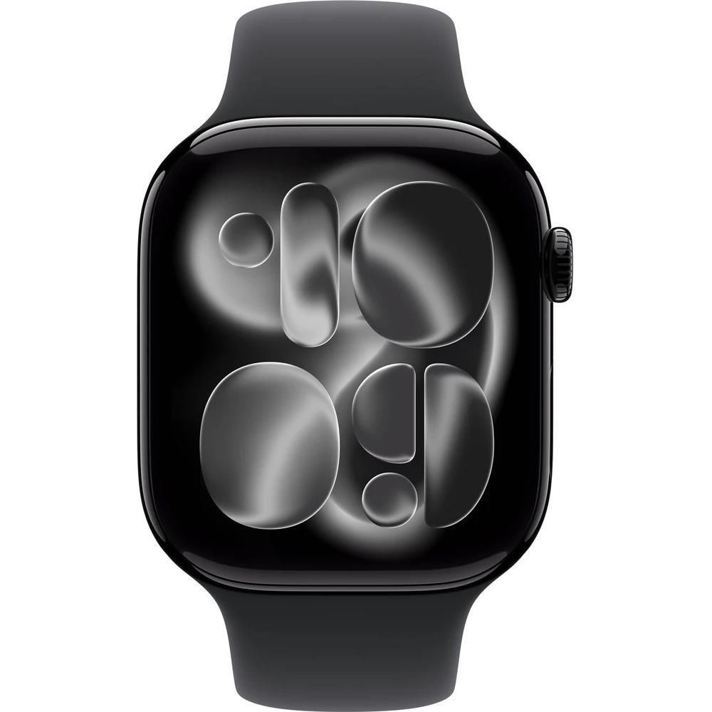 Apple Watch Series 11 GPS 42mm Jet Black Aluminium Case with Black Sport Band - M/ L1 